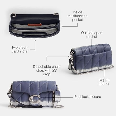 Coach Tabby Wristlet, Black in Saudi Arabia