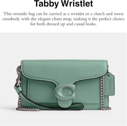 Coach Tabby Wristlet, Black in Saudi Arabia