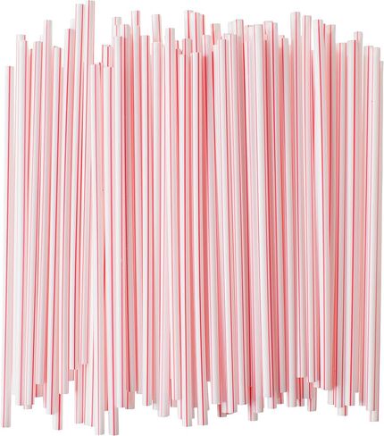[500] Cocktail Plastic Straws Stirrers, Individually Wrapped (Paper Wrapped), 5.75" BPA Free Disposable Colored Cocktail/Coffee Stir Sticks in Saudi Arabia