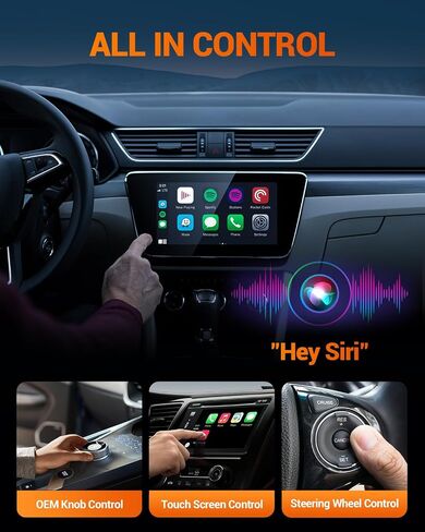 SEALIGHT Wireless CarPlay Adapter for iPhone, Converts Factory Wired to Wireless CarPlay Adapter 2024 Upgrade Mini CarPlay Dongle Plug & Play No Latency for Cars 2015+ for Apple iOS 10+ in Saudi Arabia