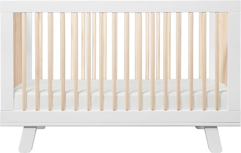 سرير Babyletto Hudson 3 في 1 القابل للتحويل مع طقم تحويل سرير الأطفال الصغار باللون الأزرق الداكن، ومعتمد من Greenguard Gold in Kuwait