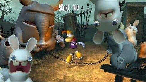 Rayman Raving Rabbids - Xbox 360 (Renewed) in Saudi Arabia
