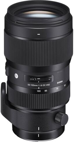 طقم عدسات Adorama Sigma مقاس 18-35 مم و50-100 مم f/1.8 DC HSM Art مكون من عدستين لكاميرا Canon EF، حزمة مع طقم فلتر 2X، حافظة عدسة 2X، غلاف عدسة 2X، حبل غطاء عدسة 2X، ظل عدسة مرن 2X، طقم تنظيف in Kuwait