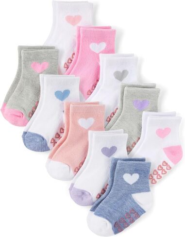 The Children's Place Baby Girls' and Toddler Midi Socks Variety Pack in Saudi Arabia