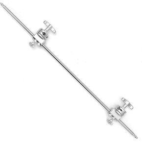 Extension Boom Arm: Takerers BS10H 4.2ft/50inch Holding Arm with 2 Grip Heads for C Stand Light Stands, Holding Arm with 1/4" and 3/8" Screws for Reflectors, Cameras and Other Studio Video Equipments