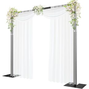Pipe and Drape Backdrop Stand, 20x10ft Heavy Duty Adjustable Backdrop Frame with Metal Base, Background Holder for Parties Photography Wedding Photoshoot Decoration