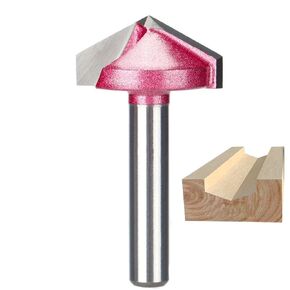 3D Router Bits Tungsten Steel CNC Engraving Sharp V Groove Bit 120 Degree 6mm Shank Woodworking Cutting Tool