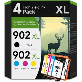 خراطيش حبر 902xl حزمة كومبو باللون الأسود واللون إلى 6978 6968 6962 طابعة متوافقة مع HP Ink 902 902 XL HP902 إلى OfficeJet Pro 6958 6970 6960 6975 6950 6954 6951 6956 6961 6963 6964 6966 in Kuwait