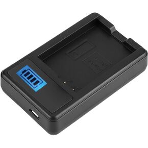 EN EL14 Battery Charger,Portable Lightweight Battery Packs,Rapid USB Charger with LCD Display for D5100 D3100 D3200 D3300 Coolpix