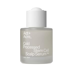 Act+Acre Cold Processed Apple Stem Cell Scalp Serum - Promotes Growth and Lessens Hair Loss - Soothes and Hydrates the Scalp - Sulphate and Paraben Free - Aloe Vera for Improved Scalp Health.