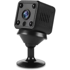 Compact Mini Camera, Resolution, Motion Detection Alerts, Night Viewing, ContinuousRecording, Your Home and Property, Small Size, 128GB Memory Card Supported
