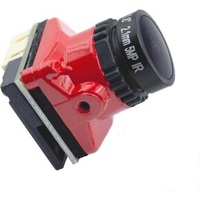 كاميرا FPV 1800TVL عدسة 2.1 ملم FOV165° 4:3/16:9 PAL/NTSC لطائرة سباق بدون طيار RC FPV Quadcopter، أحمر in Kuwait