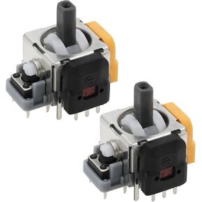eMagTech 2PCS Hall Effect Replacement Stick V3 Module 9.5mmx11mmx23mm Controller Magnet Effect Drift Fix Module Compatible with Sony Compatible with PlayStation 4