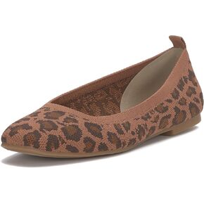 Lucky Brand Women's DANERIC Ballet Flat, Red Multi, 8.5
