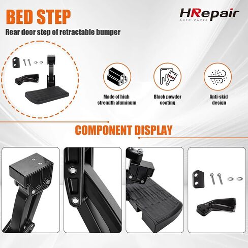 Truck Bed Step Compatible with Toyota Tundra 2014 2015 2016 2017 2018 2019 2020 2021, Retractable Rear Truck Step PT392-34140 75316-01A in Saudi Arabia