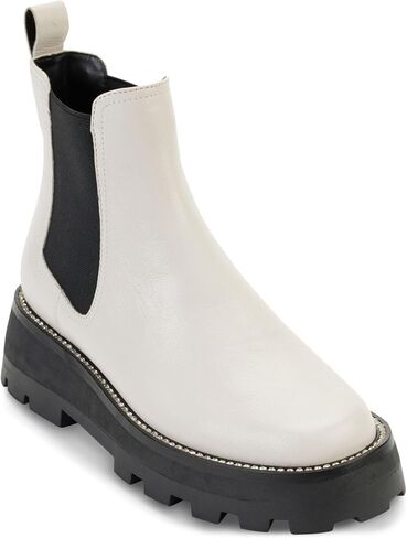 KARL LAGERFELD Women's Classic Mayde Leather Lug-Sole Ankle Boot in Saudi Arabia