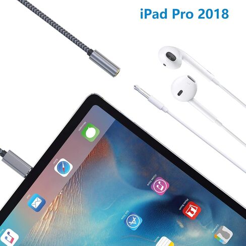 USB C to 3.5mm Audio Adapter Aux to USB C - USB Type C to 3.5mm Female Headphone Jack Adapter Compatible with iPhone 15 Plus/15 Pro Max, Galaxy S24 S23 S22 S21, Pixel, MacBook in Saudi Arabia