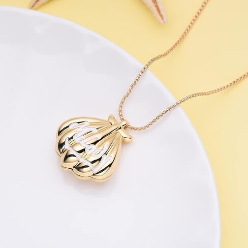 Coastal Cowgirl Charm Necklace Choker Gold Shell Starfish Beach Charm Necklace Trendy Summer Jewelry for Women in Saudi Arabia