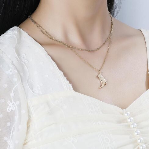Coastal Cowgirl Charm Necklace Choker Gold Shell Starfish Beach Charm Necklace Trendy Summer Jewelry for Women in Saudi Arabia