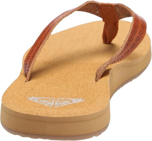 Roxy Women's Porto Motif Flat Sandal in Saudi Arabia