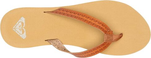 Roxy Women's Porto Motif Flat Sandal in Saudi Arabia