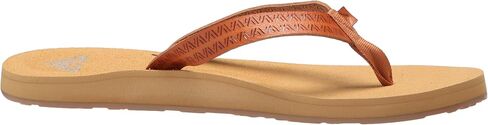 Roxy Women's Porto Motif Flat Sandal in Saudi Arabia