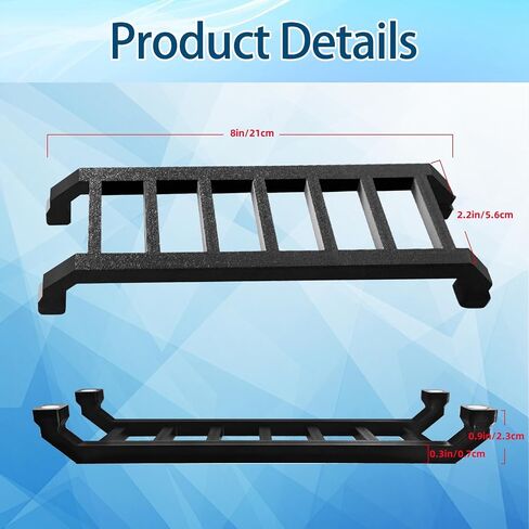 8 Inches 3D Print Magnet Widdle Wadder Ladder for car, Mount to Multiple Surfaces, Suitable for Cars, Refrigerators, Dishwashers, Rack, Etc（White） in Saudi Arabia
