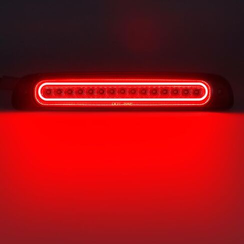 3rd Third Brake Lights Compatible with F250 F350 F450 F550 Super Duty 1999-2016/for Ranger 1995-2011/for Explorer Sport Trac 2001-2005 With Strobe Function and LED Cargo Lamp(Clear&Red Len) in Saudi Arabia
