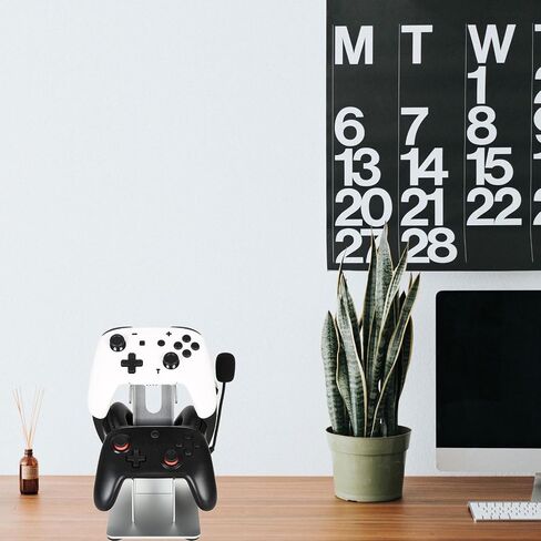 Controller Holder 3 Tier, Controller and Headset Stand for Gaming Desk, Stronger Snap-on Construction Hanger for All Universal Gaming PC Accessories in Saudi Arabia