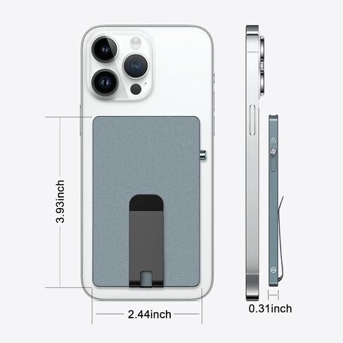 Magnetic Card Holder Wallet for Magsafe Wallet, Minimalist Slim Card Wallet for Phone,Pop Up Magnetic Wallet with Money Clip, Compatible with iPhone 15/14/13/12/Pro/Pro Max/Mini Series in Saudi Arabia
