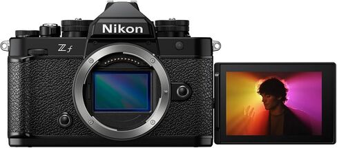 Nikon Z f Full Frame FX Mirrorless Interchangeable Lens Camera Body for Stills & 4K Video with Iconic Styling Black 1761 Bundle with Deco Gear Photography Bag + Microphone + Tripod & Accessories Kit in Saudi Arabia