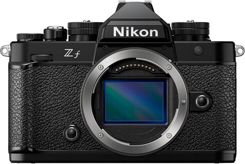 Nikon Z f Full Frame FX Mirrorless Interchangeable Lens Camera Body for Stills & 4K Video with Iconic Styling Black 1761 Bundle with Deco Gear Photography Bag + Microphone + Tripod & Accessories Kit in Saudi Arabia