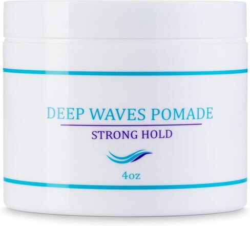 OCEAN VIEW DEEP WAVES POMADE, Gold Edition 360 Wave Grease for Men Moisturizes, Controls and Styles Black Hair – Water Based Wave Builder Pomade for Men Tames Your Crown During Wolfing (30 grams) in Saudi Arabia