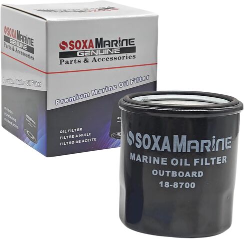 1651087J00 صيانة فلتر الزيت لسوزوكي جونسون Evinrude وميركوري 4 السكتة الدماغية 25 30 40 50 60 70 HP محرك خارجي 16510-87J01 778885 18-7915-1 in Kuwait