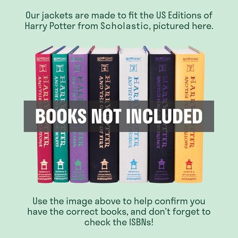 أغلفة كتب Juniper Books House Mascot فقط | الكتب غير متضمنة | أغلفة متوافقة مع كتب Scholastic السبعة ذات الأغلفة الصلبة أو مجموعة الصناديق (أزرق - نسر) in Kuwait