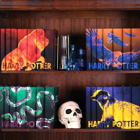 أغلفة كتب Juniper Books House Mascot فقط | الكتب غير متضمنة | أغلفة متوافقة مع كتب Scholastic السبعة ذات الأغلفة الصلبة أو مجموعة الصناديق (أزرق - نسر) in Kuwait