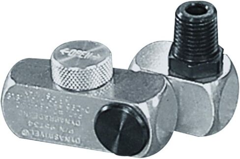 Dynabrade 95734 1/4 بوصة NPT موصل خط هواء دوار للتحكم في التدفق، فضي in Kuwait