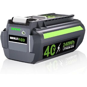 DSANKE 40V 6.0Ah Replacement for Ryobi 40V Lithium-ion Battery Compatible with Ryobi 40-Volt OP4015 OP4026 OP40201 OP40261 OP4030 OP40301 OP4040 OP40401 OP4050 OP4050A OP40501 OP40601