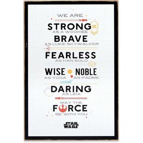 Open Road Brands Disney Star Wars The Mandalorian and IG-11 Wood Wall Art - Large Mandalorian Wall Decor for Home Decorating