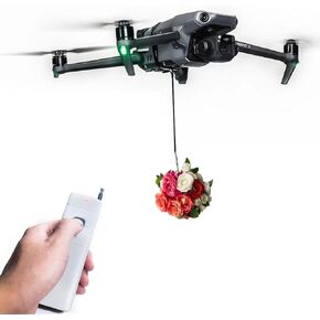 Drone Airdrop System Release device Payload clip Airdropper Fish bait drone for DJI mavic mini3/mini2 /Air2/Air2S/Air3/Mavic 3/Mavic 2 /spark/Mavic drone Accessories(Airdrop Device)