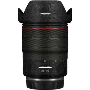 ZZQ&CCF Mebont Anti-Scratch Lens Cover Skin Sticker for Canon RF 24-105mm f/4L IS USM Lens Protector Film Skin Protective Decoration and Wear Resistance(Circuit Black)
