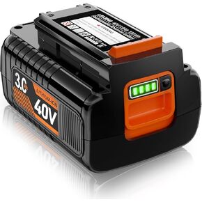 40V 3.0Ah Replacement Battery for Black and Decker 40V Battery, Compatible with Black and Decker Batteries LBX2040 LBXR36 LBXR2036 LCS1240 LBX1540 Black+Decker 40-Volt Lithium Battery