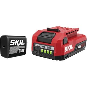 SKIL PWR CORE 12 2.0Ah 12V USB-C Battery and Charger Starter Kit Including 4.0Ah Battery and 20W PD Charger-CB5020A-11