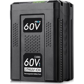 بطارية بديلة 60 فولت 5.0 أمبير في الساعة لبطارية Greenworks PRO 60 فولت بحد أقصى LB60A03 LB60A02 LB60A01 LB60A00 متوافقة مع بطاريات أداة الطاقة اللاسلكية Greenworks 60V in Kuwait