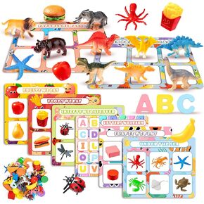 Sorting Toy for Toddlers Set: Preschool Learning Acticities - Montessori Toys Sensory for Kids - Matching Game for 1 2 3 4 5 Year Old, Gift for Boys and Girls