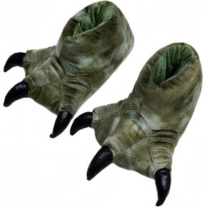 Animal Paw Slippers Plush Warm Home Slippers Bear Slippers for Adults Stuffed Furry Animal Monster Claw Paw