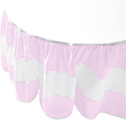 تنورة سرير مستديرة من مجموعة Baby Doll Sweet Lodge Collection/كشكشة غبار باللون الرمادي in Kuwait