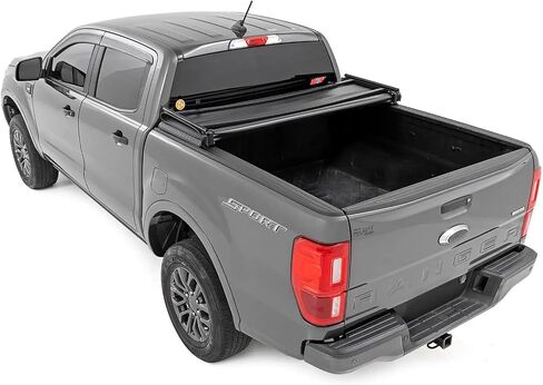 غطاء سرير شاحنة ناعم قابل للطي من Rough Country، أغطية تونيو شاحنة F150 لسيارة Ford F-150 (2021-2024) - غطاء سرير Ford F150 مقاوم للطقس مقاس 6'7، غطاء سرير ناعم قابل للطي F150-41521650 in Kuwait