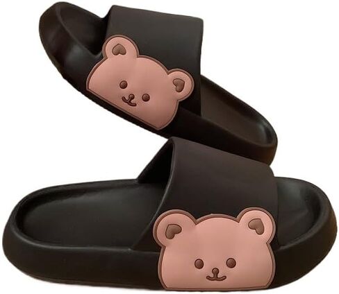 Kawaii Bear Slipper Cute Shoes for Women Teen Girls Home Cloud Slides Bathroom Kawaii Sandal Men Kawaii Clothes in Saudi Arabia