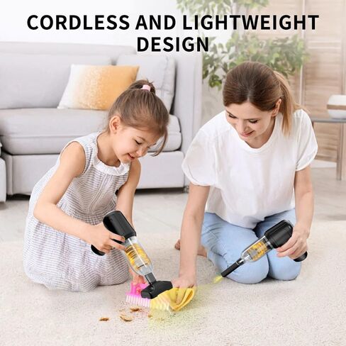 15000Pa Portable Car Vacuum Cleaner - Brushless Motor Hand Held Vacuum 4 in 1 Mini Vacuum Cleaner 2-Speed Adjustable 120W High Power Vacuum Cleaner for Home Outdoor Office and Car in Saudi Arabia